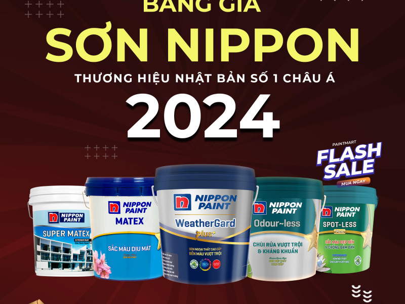 Bảng giá sơn Nippon mới nhất 2024