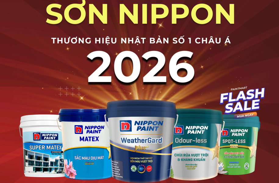 Bảng giá sơn Nippon mới nhất 2026