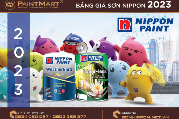 Bảng giá sơn Nippon mới nhất 2023