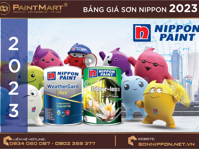 Bảng giá sơn Nippon mới nhất 2023