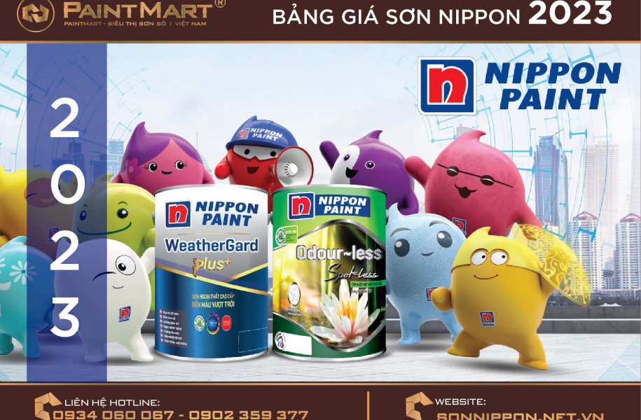 Bảng giá sơn Nippon mới nhất 2023