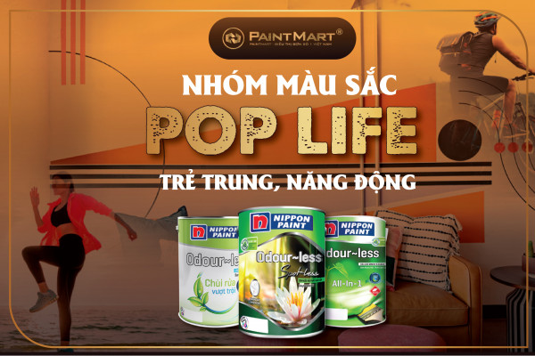 Nhóm màu sơn Nippon dành riêng cho các bạn trẻ trung, năng động